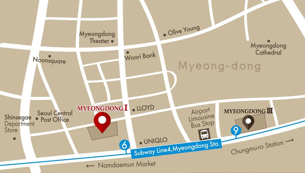 Hotel Skypark Myeongdong 1 Seoul Eksteriør bilde